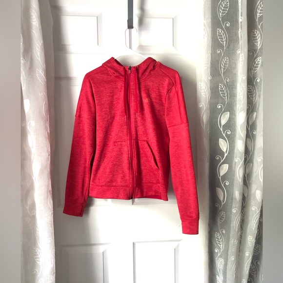 Adidas Climawarm Team Issue Energy Melange Full Zip up Hoodie women sz S jacket - Picture 2 of 9